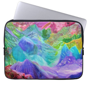 Housse Pour Ordinateur Portable Abstrait de Crystal Mountain