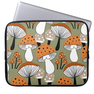 Housse Pour Ordinateur Portable Abstrait Dessin à la main Colorful Champhrooms Rép