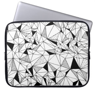 Housse Pour Ordinateur Portable Abstrait géométrique : Polygonal Arrière - plan Ar