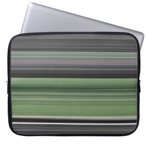 Housse Pour Ordinateur Portable Abstrait n° 1 : vert olive et gris