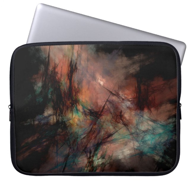 Housse Pour Ordinateur Portable Abstrait numérique fractal (Devant)