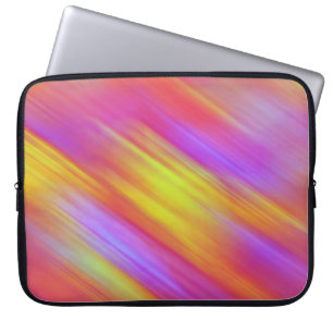 Housse Pour Ordinateur Portable Abstrait rouge rose rose rose rose vif néon