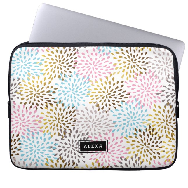 Housse Pour Ordinateur Portable Abstrait starburst moderne motif (Devant)