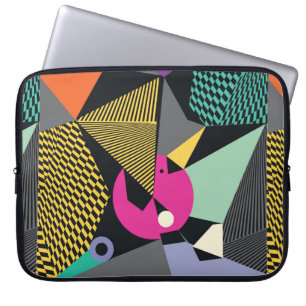 Housse Pour Ordinateur Portable Abstrait triangles modernes arrière - plan motif i