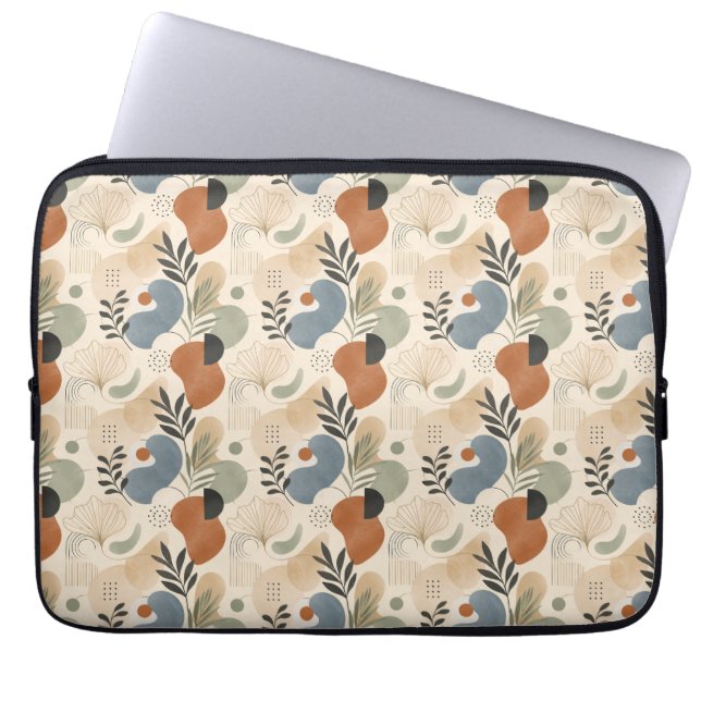 Housse pour ordinateur portable abstraite boho neu (Devant)