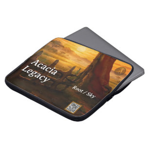 Housse Pour Ordinateur Portable Acacia Legacy™ : Great Rift Morning   Root-Sky Mar