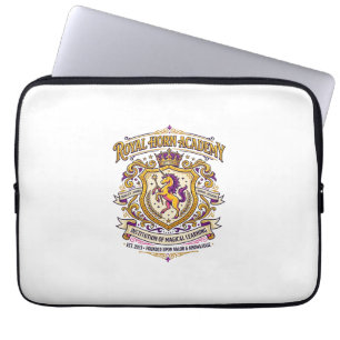 Housse Pour Ordinateur Portable Académie de la Corne Royale de Licorne Stylée Zazz