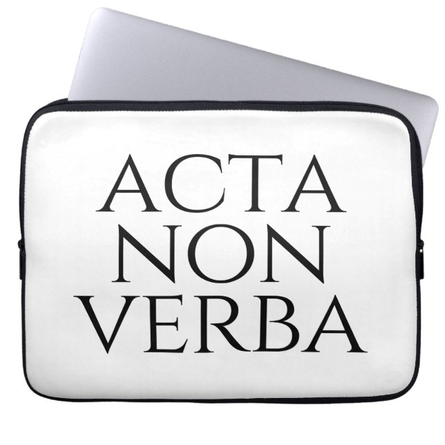 Housse Pour Ordinateur Portable Acta Non Verba (Devant)