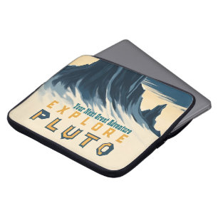 Housse Pour Ordinateur Portable Affiche de voyage vintage Explore Pluto - Espace R