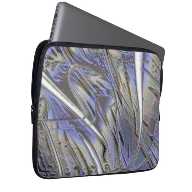 Housse Pour Ordinateur Portable Agrandissement numérique rustique mélange poli scu (Devant droit)