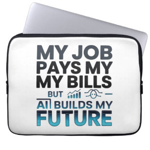 Housse Pour Ordinateur Portable AI construit mon futur devis technologique de moti