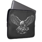 Housse Pour Ordinateur Portable Aigle de Cendres par BurnsInHell (Devant droit)