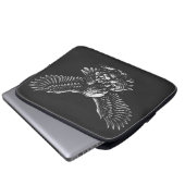 Housse Pour Ordinateur Portable Aigle de Cendres par BurnsInHell (Devant bas)