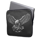 Housse Pour Ordinateur Portable Aigle de Cendres par BurnsInHell (devant gauche)