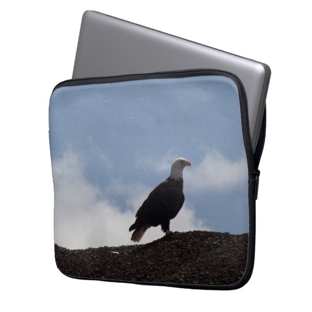 Housse pour ordinateur portable Aigle royal sur te (devant gauche)