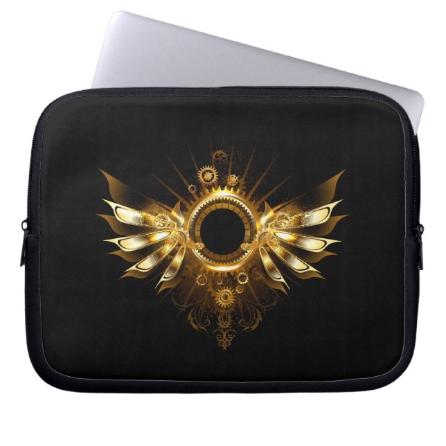 Housse Pour Ordinateur Portable Ailes de Steampunk (Devant)