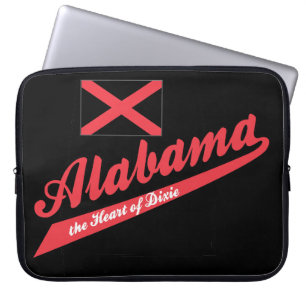 Housse Pour Ordinateur Portable Alabama Cœur de Dixie !