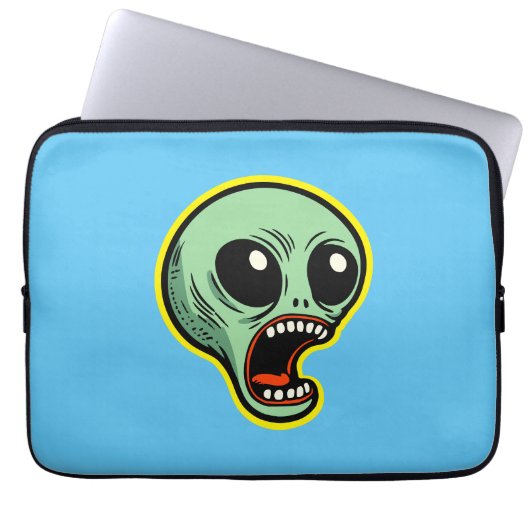 Housse Pour Ordinateur Portable Alien hurlant (Devant)