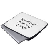 Housse Pour Ordinateur Portable Aligned. Empowered. Unstoppable. (Devant bas)