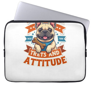 Housse Pour Ordinateur Portable Alimenté par des friandises et une attitude Bouled