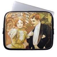 Alphonse Mucha Flirt Vintage Art romantique Nouvea