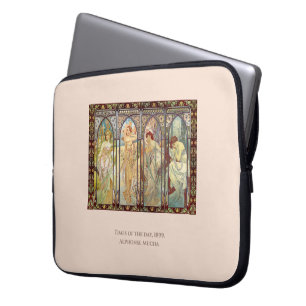 Housse Pour Ordinateur Portable Alphonse Mucha - Les heures du jour