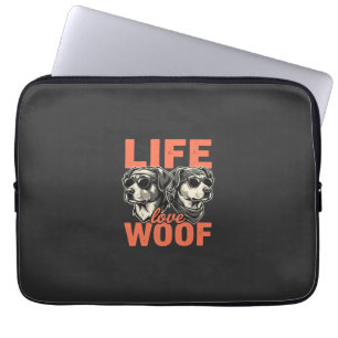 Housse Pour Ordinateur Portable Amour de la vie Amour de chien