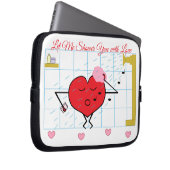 Housse Pour Ordinateur Portable Amour douche (Devant droit)