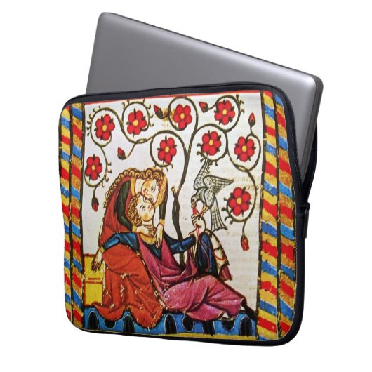 HOUSSE POUR ORDINATEUR PORTABLE AMOUR ÉTERNEL (devant gauche)