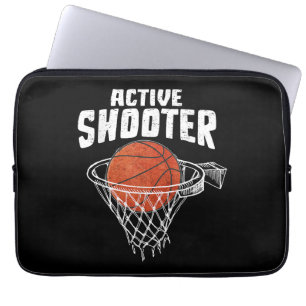Housse Pour Ordinateur Portable Amoureux de basket-ball tireur actif Hommes Femmes