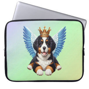 Housse Pour Ordinateur Portable Amoureux de les chiens de Montagne Angel Bernese B