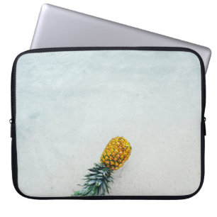 Housse Pour Ordinateur Portable Ananas en bord de mer