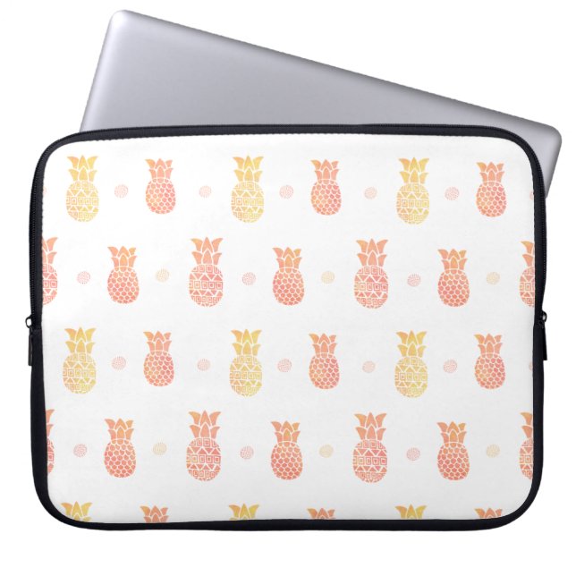 Housse Pour Ordinateur Portable Ananas frais d'été (Devant)