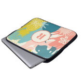 Housse Pour Ordinateur Portable Ananas tropical (Devant bas)