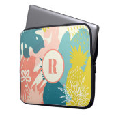 Housse Pour Ordinateur Portable Ananas tropical (devant gauche)