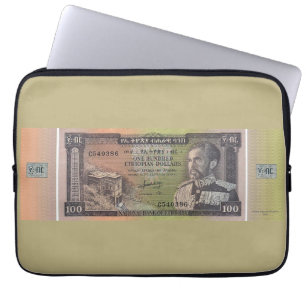Housse Pour Ordinateur Portable Ancien billet de banque éthiopien Birr