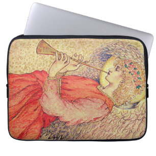 Housse Pour Ordinateur Portable Ange jouant du flageolet