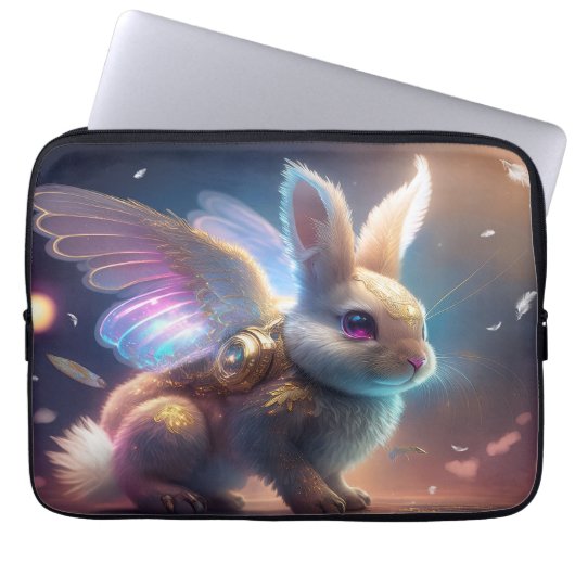 Housse Pour Ordinateur Portable Angel Bunny (Devant)