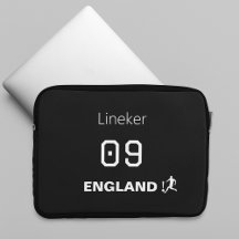 Angleterre Football Nom Numéro Personnalisé Noir B