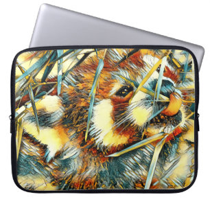 Housse Pour Ordinateur Portable AnimalArt_RedPanda_003