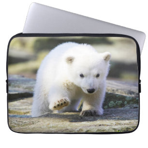 Housse Pour Ordinateur Portable Animaux de bébés cutest Bébé Ours Polaire Cub