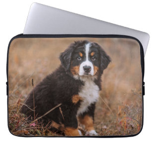 Housse Pour Ordinateur Portable Animaux de bébés cutest   Chien de montagne bernoi