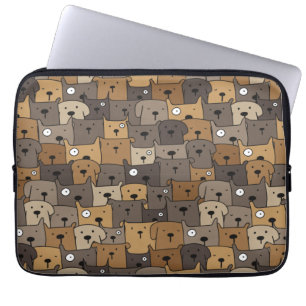 Housse Pour Ordinateur Portable Animaux motifs adorables Chiens Adulte