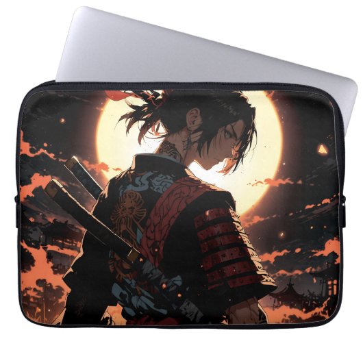 Housse Pour Ordinateur Portable Anime samurai (Devant)
