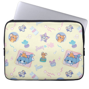Housse Pour Ordinateur Portable Anime Tom, Jerry et Tuffy Playtime Motif