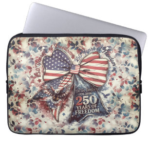 Housse Pour Ordinateur Portable Anniversaire patriotique 250 ans