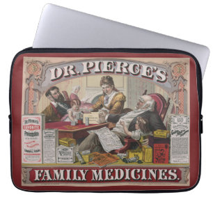 Housse Pour Ordinateur Portable Annonce Vintage Pour Le Dr Pierces Family Medicine