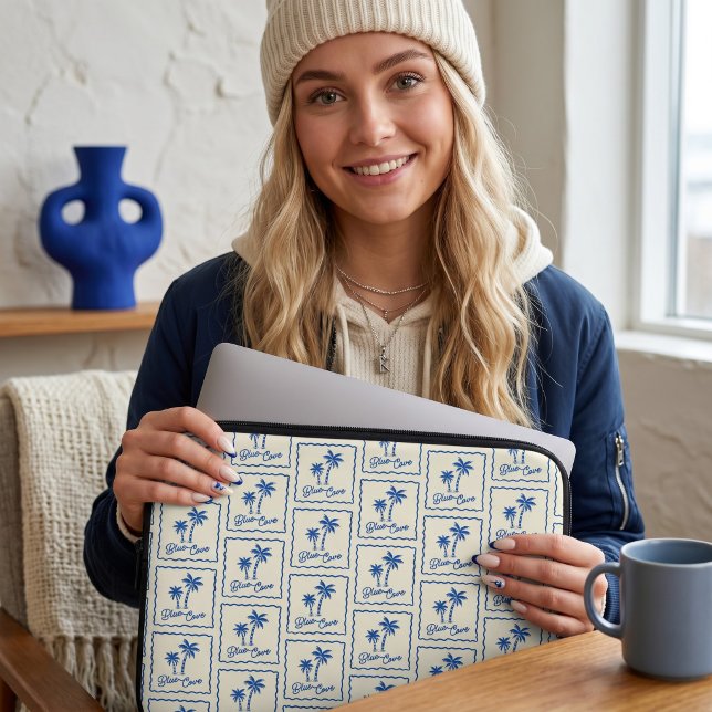 Housse Pour Ordinateur Portable Anse Bleue (Créateur téléchargé)