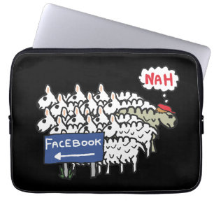 Housse Pour Ordinateur Portable Anti Facebook