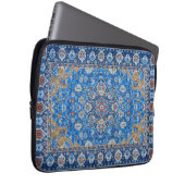 Housse Pour Ordinateur Portable Antique Oriental Bleu Turc Tapis Perse (Devant droit)